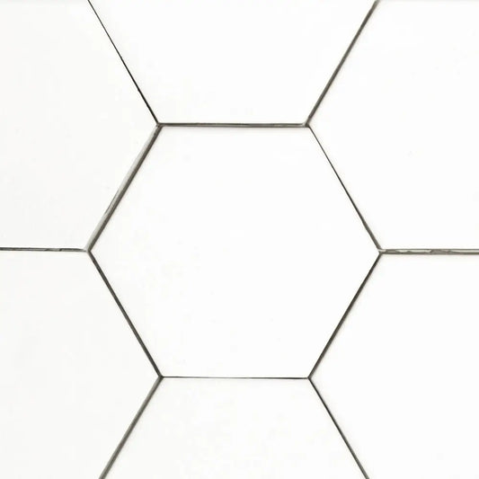 Decor Fliese Artigiana le Esagone 5 x 5,5 cm Matt Bianco