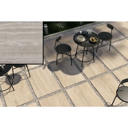 Terrassenplatten Gres x2 Reverso Grigio 60,4x90,6 in 2 cm